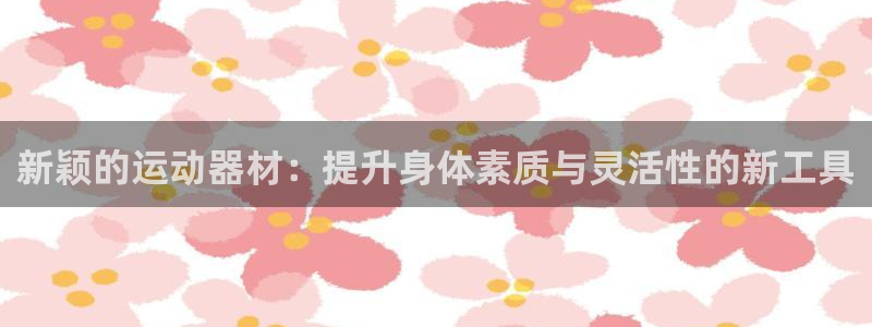 fb体育招商电话号码：新颖的运动器材：提升身体素质与灵活性的